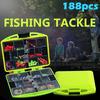 Коробка для рыболовных снастей с несколькими рыболовными принадлежностями Рыболовные принадлежности Грузило Рыболовная коробка Снасти