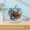 2D Flat Acrylic Apples Fantasy Worlds In Apples Ornament Desktop Decoration Apples for Living Room Bedroom Shelf Cabinet Decor