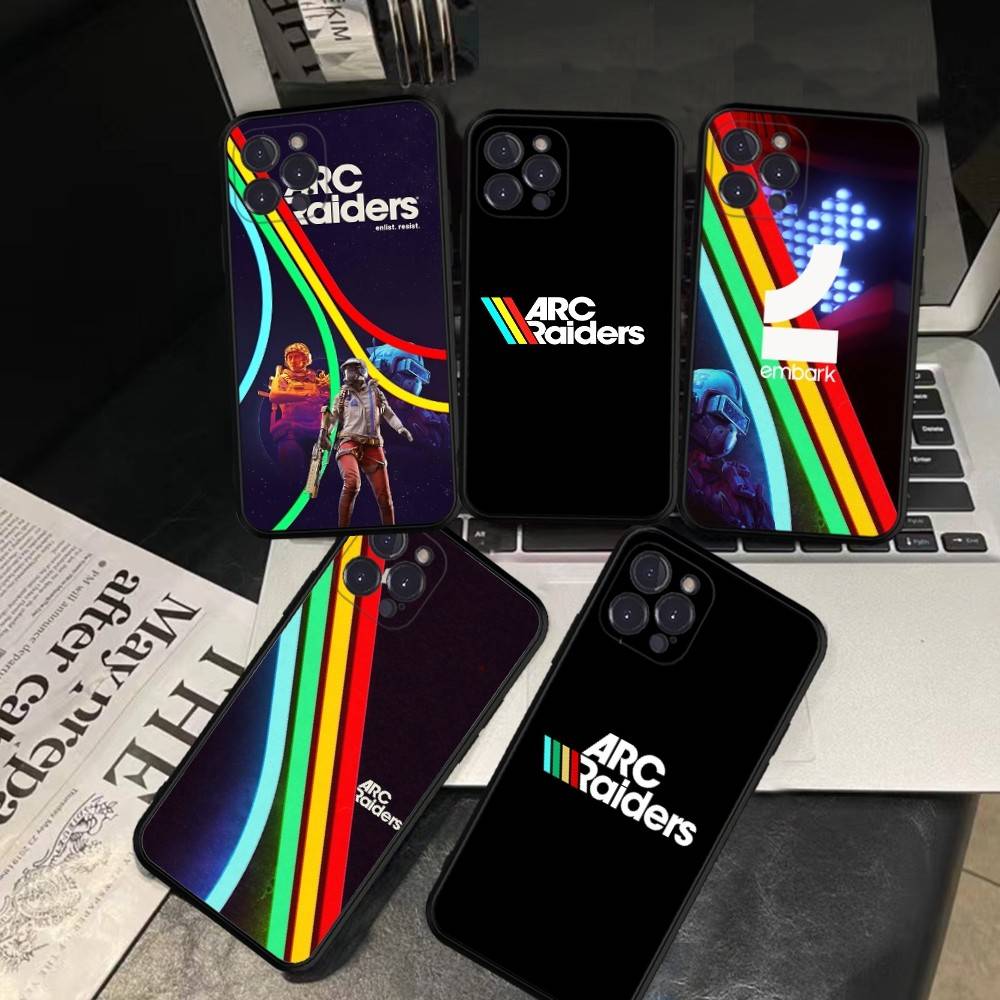 Игровой чехол A-ARC R-Raiders для iPhone 17 16 15 14 13 12 11 Pro Max Plus Черный корпус