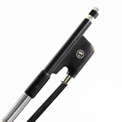 VINGOBOW Carbon Fiber Viola Bow with Natural Black Horsehair