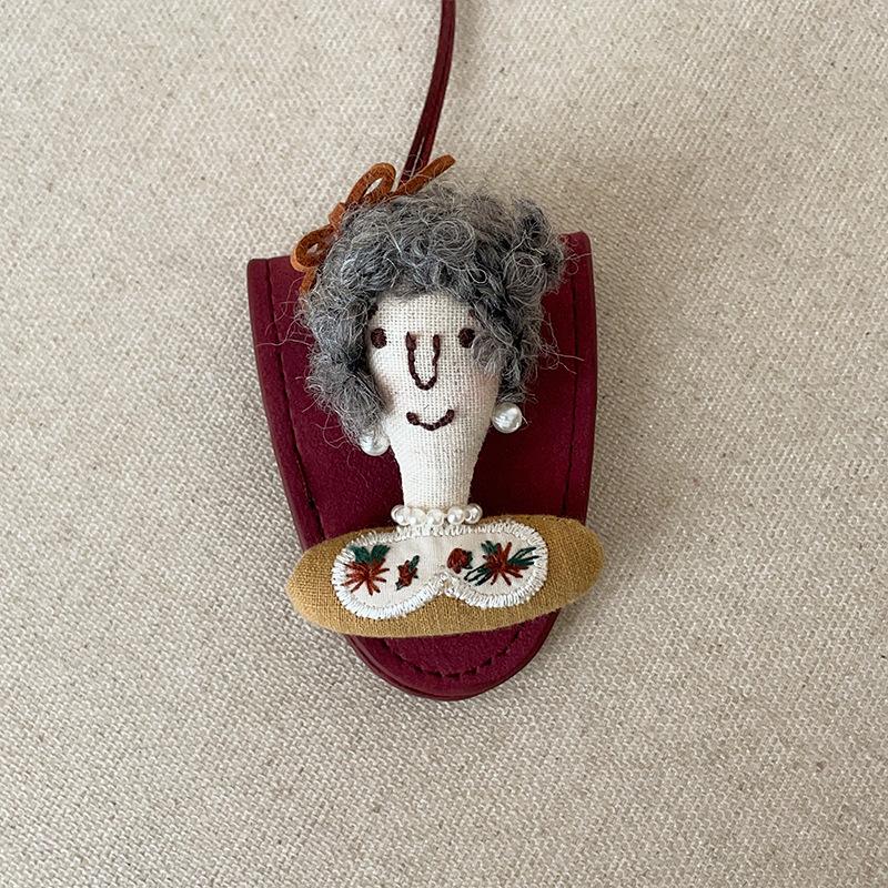 Handmade Plush Doll Lanyard & Magnetic Sunglasses Clip Necklace - Cute Versatile Choker & Sweater Chain for Women