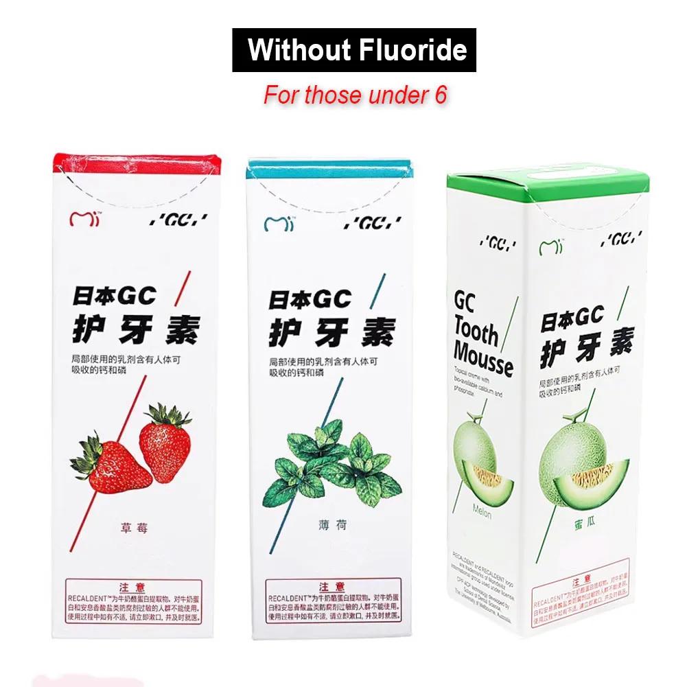 GC Tooth Mousse Plus, Зубной мусс для реминерализации и защиты от кариеса, Местная паста без фтора для детей и взрослых.