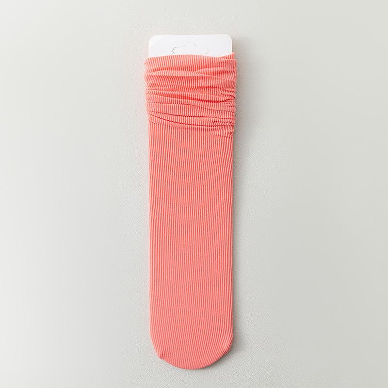 10 пар женских цветных свободных носков без катышков, трикотажные тонкие женские носки весна-лето, высокие уличные мягкие носки