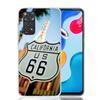 America Route 66 Phone Case For Xiaomi Redmi Note 15 14 13 12S 12 Pro Plus 11S 11E 11 11T 10S 10 Art Soft Pattern Cover Redmi No