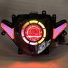 Светодиодная фара Suzuki GSX250R Angel Eye в сборе с Bi-LED линзой проектора.