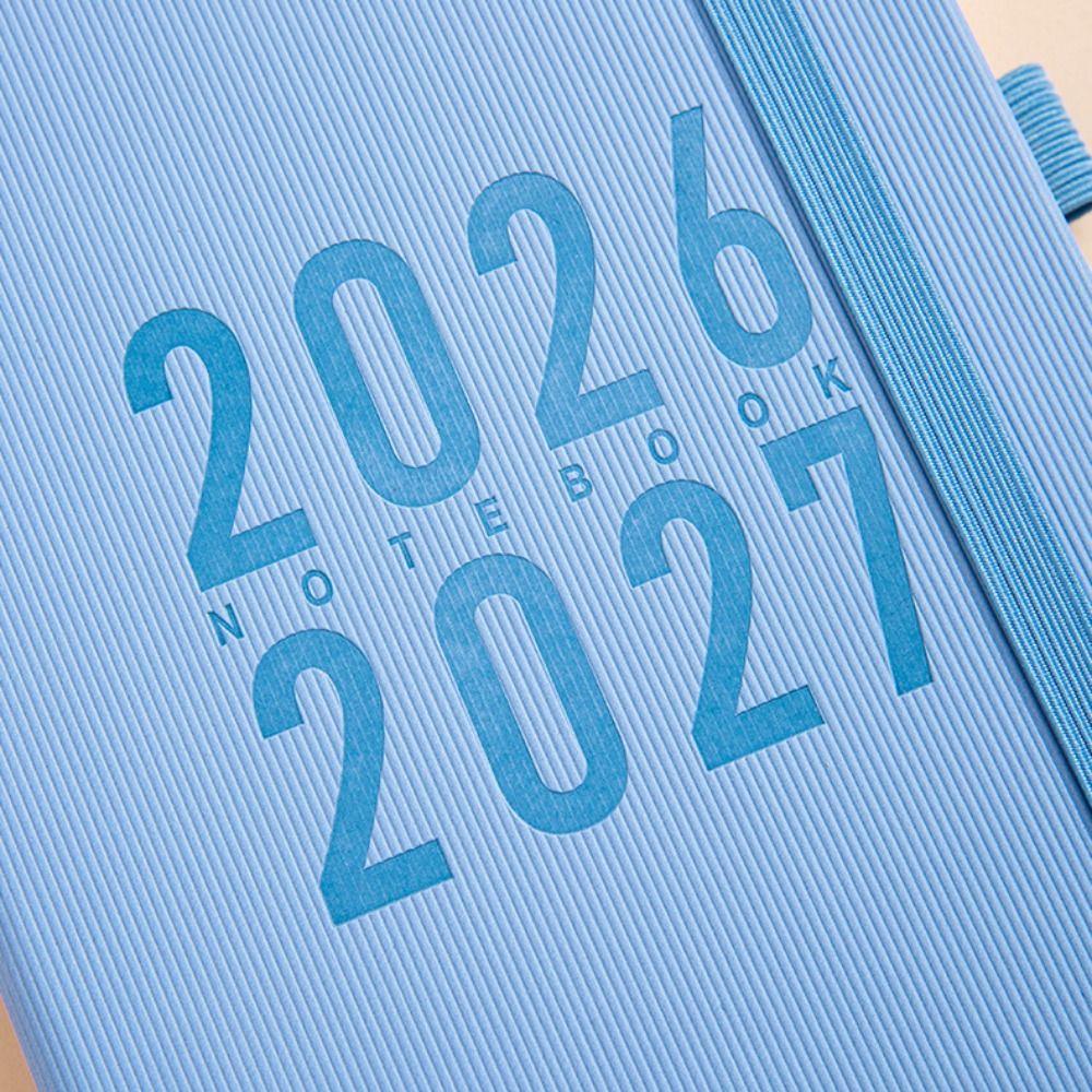 Pu Leather A5 Agenda Planning Notebook 12 Months To-do List Notebook Stationery