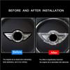 Наклейка-значок на руль автомобиля для Mini Cooper S R55 F55 F56 F57 F60 R56 R60 R61 COUNTRYMAN ONE Аксессуары для интерьера