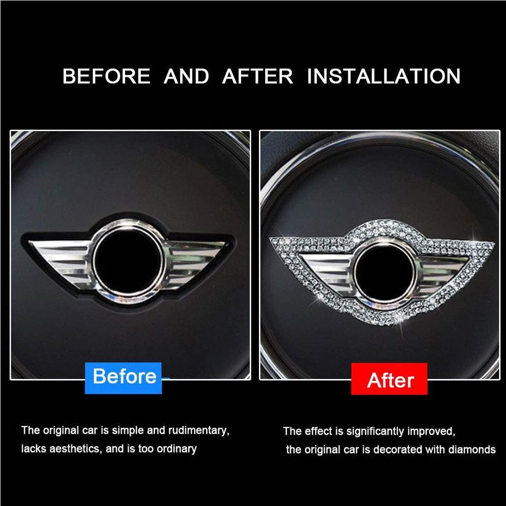 Наклейка-значок на руль автомобиля для Mini Cooper S R55 F55 F56 F57 F60 R56 R60 R61 COUNTRYMAN ONE Аксессуары для интерьера