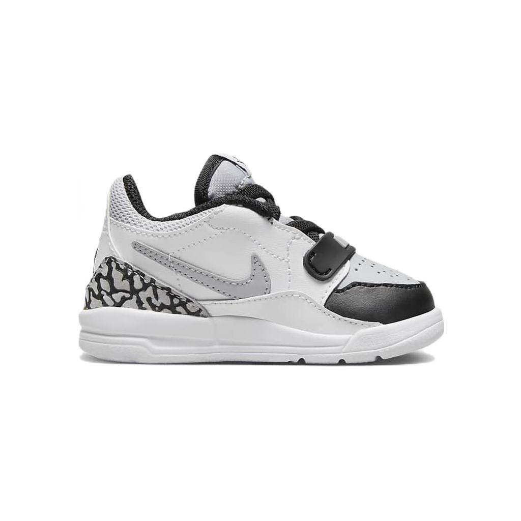 Air Jordan Legacy 312 Low TD Белый Волчий Серый Детские Кроссовки Черный CD9056-105