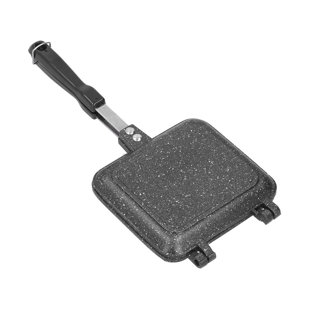 Форма для сэндвичного хлеба Двусторонняя сковорода Сковорода с антипригарным покрытием Алюминиевая сковорода для завтрака и блинов для кухни