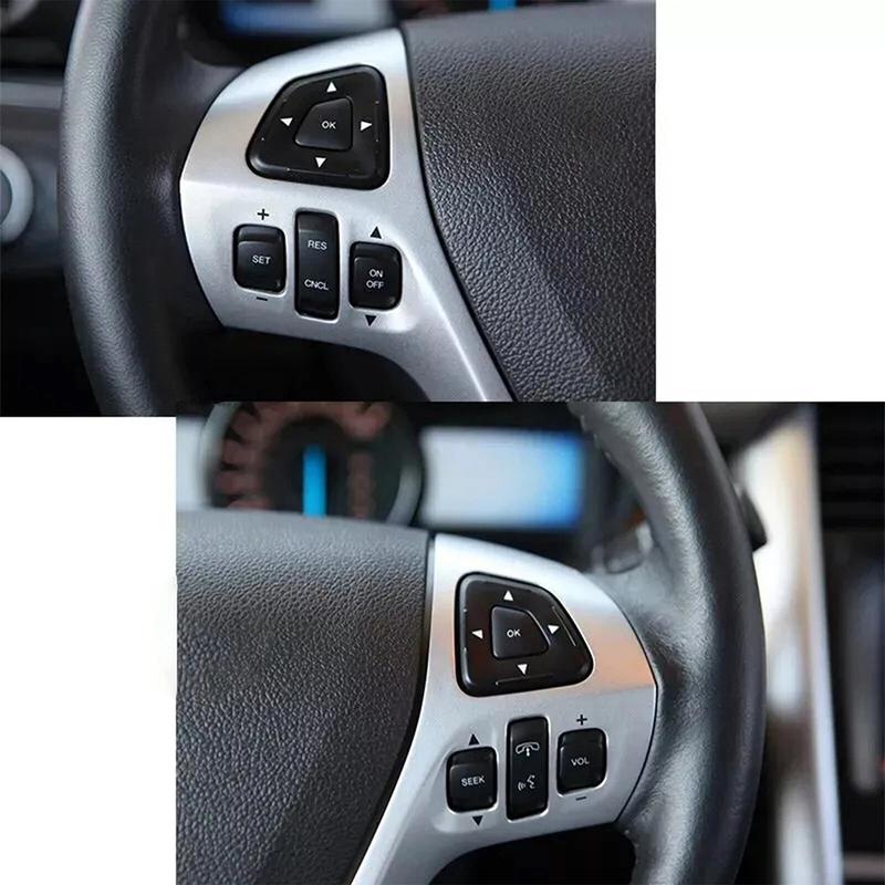 For Ford Edge Explorer Flex Lincoln MKX Steering Wheel Cruise Speed Radio Control Switch Left Right Button BT4T-9E740-CFW