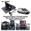 SKYFAME Адаптер-панель для установки Android-магнитолы в штатное место автомобиля Peugeot Expert 2 Citroen Jumpy Fiat Scudo Toyota Proace