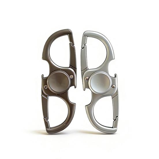 Брелок из цинкового сплава Fidget Spinner Прочный EDC Гаджет Открывалка для бутылок 3-в-1 Многофункциональный инструмент