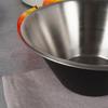 Black Steel Mixing Bowl 2L 22cm