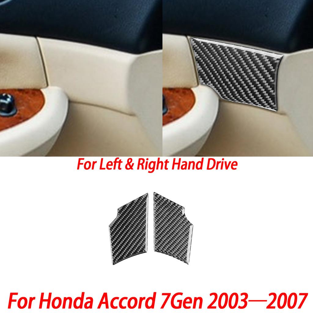 Переключатель фар Панель переключения передач на центральной консоли Наклейка на интерьер из углеродного волокна Для Honda Accord 7-го поколения 2003 2004 2005 2006 2007