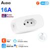 Brazil Standard Wifi Smart Plug 16a Smart Brazil Socket Outlet With Power Monitor Timer App Control Work With Google Home Alexa