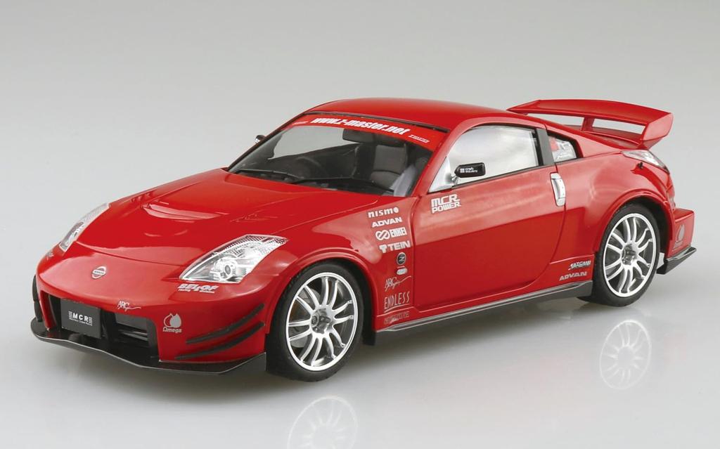 Aoshima Bunka Kyozaisha The Tuned Car Series Nissan MCR Z33 Fairlady Z Plastic Model 1/24 No.68 '05 (Car)