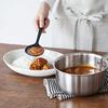 Силиконовая ложка для готовки Muji Длина около 26 см Черный