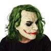 Маска Джокера Клоуна Страшные Латексные Маски на Хэллоуин для Косплея Костюм Реквизит Полная Голова