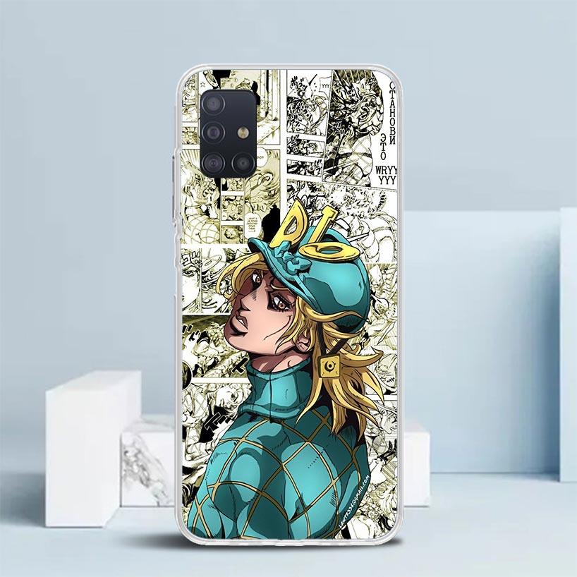 JoJo Adventure Дио Диего Брандо Мягкий чехол для Samsung Galaxy A12 A22 A32 A52 A72 A02S Чехол для телефона Note 20 Ultra 10 S10 Plus A51