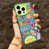 Модный Черный Чехол для Телефона с Коллажным Узором и Дизайном Глаз Для iPhone 16 Pro Max Чехлы iPhone 15 14 13 12 11 XS X XR 16 15 Plus Чехол