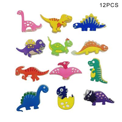 12 шт светящиеся подвески для обуви в виде динозавра ПВХ новинка украшения подарочные аксессуары для обуви