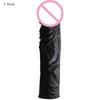 2 Size Reusable Condoms Extender Penis Sleeve Silicone Dildo Condom Sex Toys for Men Delay Ejaculation Cock Ring Intimate Goods