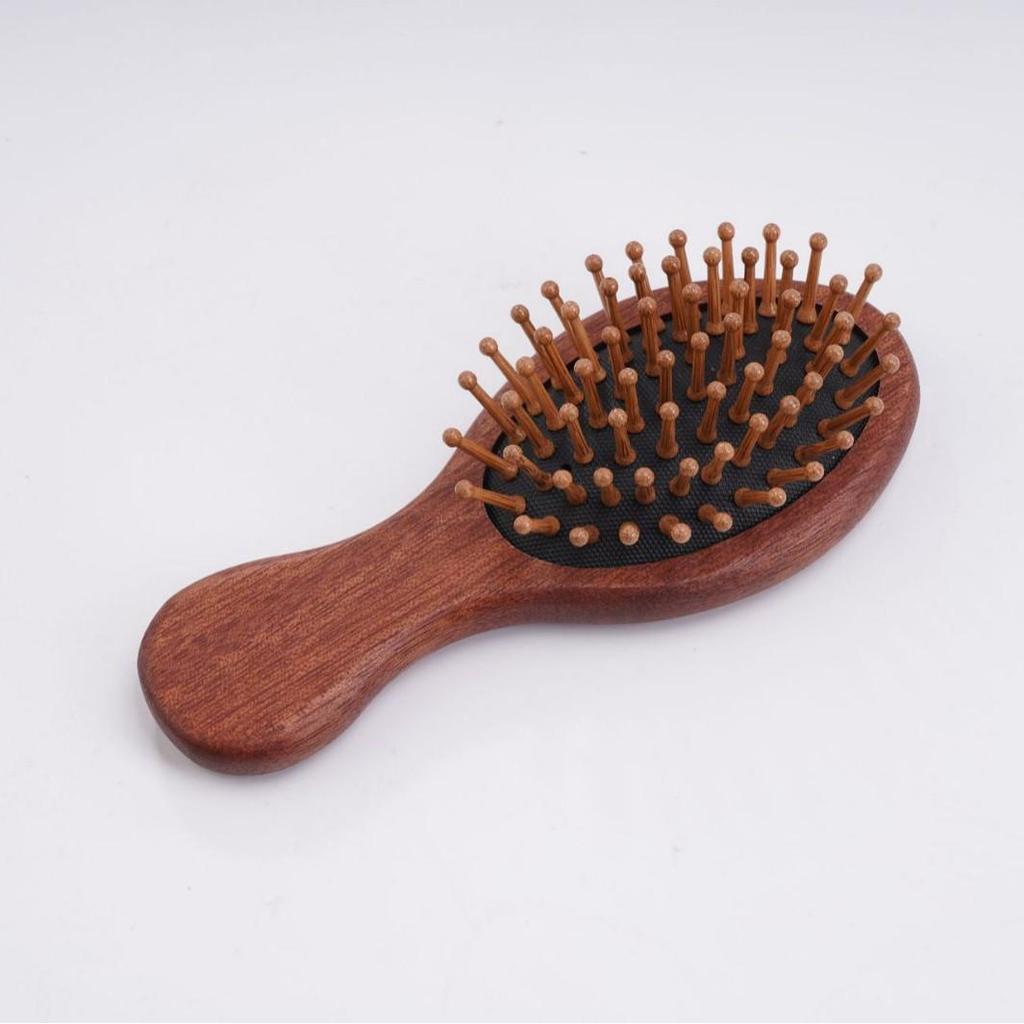 Sandalwood Rebound Massage Comb for Hair and Body