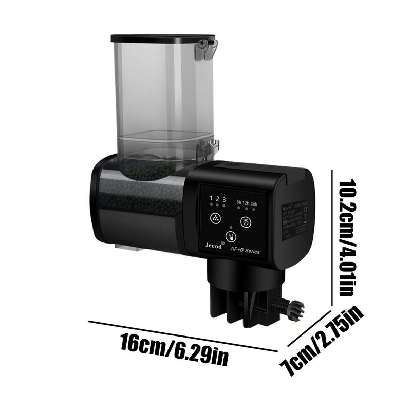 Fish Tank Feeder Automatic Fish Feeder 500ml Aquarium Food Dispenser Large-Capacity Feeding Supplies for Daily Use Pond Home