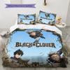 Постельное белье с пододеяльником Black Clover Comfor для детей, Extra Large Size, Подарки на Хэллоуин, Различные размеры в наличии -HE158