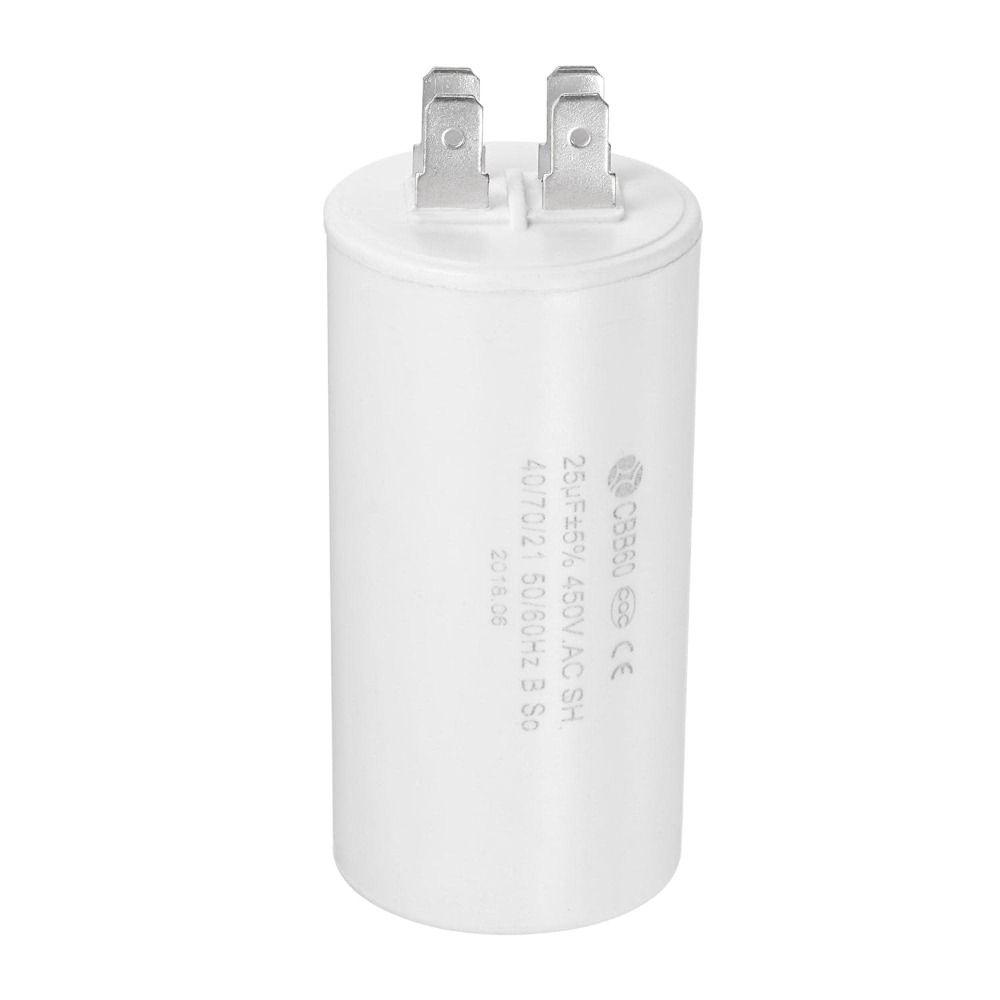 50/60 Гц цилиндр CBB60 рабочий конденсатор 25 мкФ 450 В переменного тока прочный воздушный компрессор водяной насос двигатель