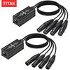 4-канальный сетевой удлинитель XLR: 300-метровый Ethernet-кабель для DMX-освещения и передачи аудиосигнала