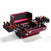 Portable Lockable Aluminium Hard Make Up Travel Storage Box, Cosmetic Beauty Vanity Case, Organiser, Large Capacity Toolbox Case