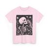 Floral Skeleton Shirt Dark Academia Botanical Tee Romantic Gothic T-Shirt Memento Mori Art Shirt Soft Horror Men Clothing