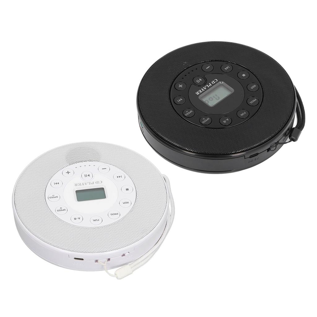 Портативный CD-плеер с динамиками Anti Skip 1500mAh перезаряжаемый CD-плеер для CD CD RW MP3