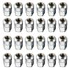 24 шт. гайки для колес Honda Chrome Style для Honda для Acura 1980-2024, автомобильные диски 90381S4L003, автомобильные аксессуары для колес