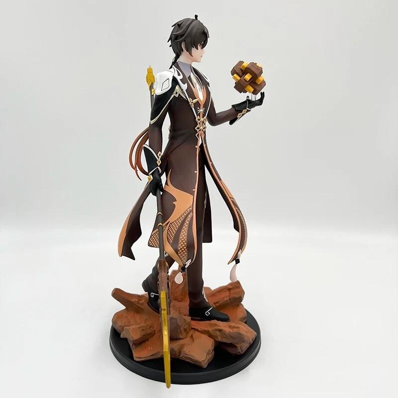 Genshin Impact Zhongli Аниме Фигурка ПВХ Коллекционная модель игрушки куклы 11 & apos;'