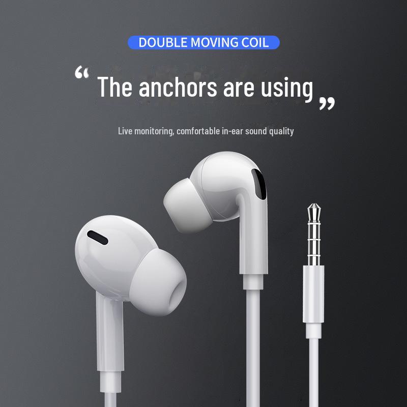 Проводные универсальные наушники третьего поколения для Apple, Huawei, Xiaomi, Samsung, Android с разъемом 3,5 мм.