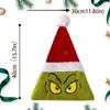 Персонализированная вышивка имени на рождественской шапке Green's для взрослых и детей, рождественский праздничный подарок, украшение