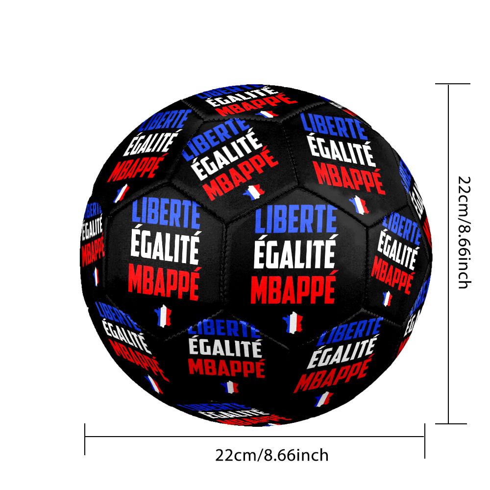 France national football team Theme soccer ball Size 5 Soccer Ball Soft Touch Professional Training Football for Outdoor Sports