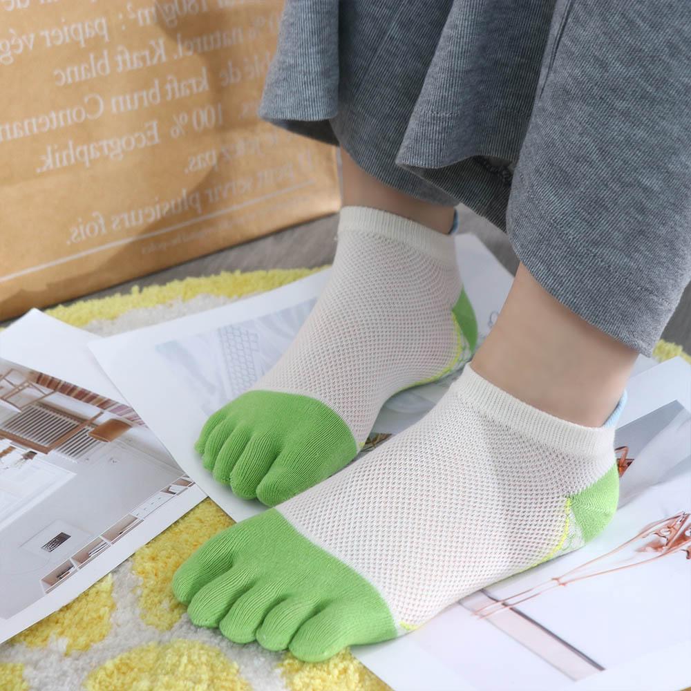 Matching Cotton Anti-slip Children Short Tube Socks Split Toe Socks Five-Finger Socks Kids Hosiery