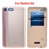Для Xiaomi Redmi 6A задняя батарея Замена корпуса задней двери с кнопками регулировки громкости камеры