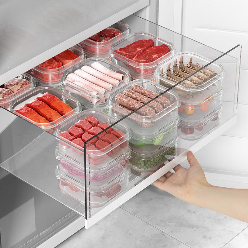 Kitchen Food Distribution Equipment Thick Multi- Fresh-keeping Box Refrigerator Meat Sealed Box
