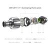Radius Double V Series Titanium Alloy Housing Audio MMCX Detachable Titanium Alloy DDM Type HP-W300 High-Resolution Earphones High-Resolution Audio,