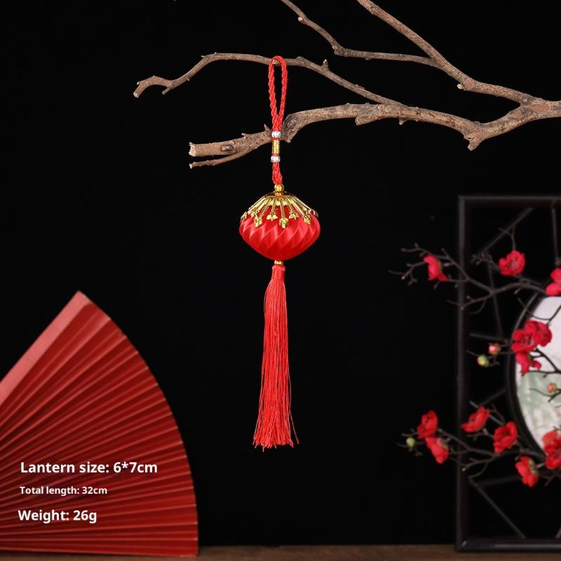 2026 Год Лошади Настенный Фонарь Орнамент Китайский Год Счастливое Украшение Аксессуары Новоселье Маленькая Подвеска Ги