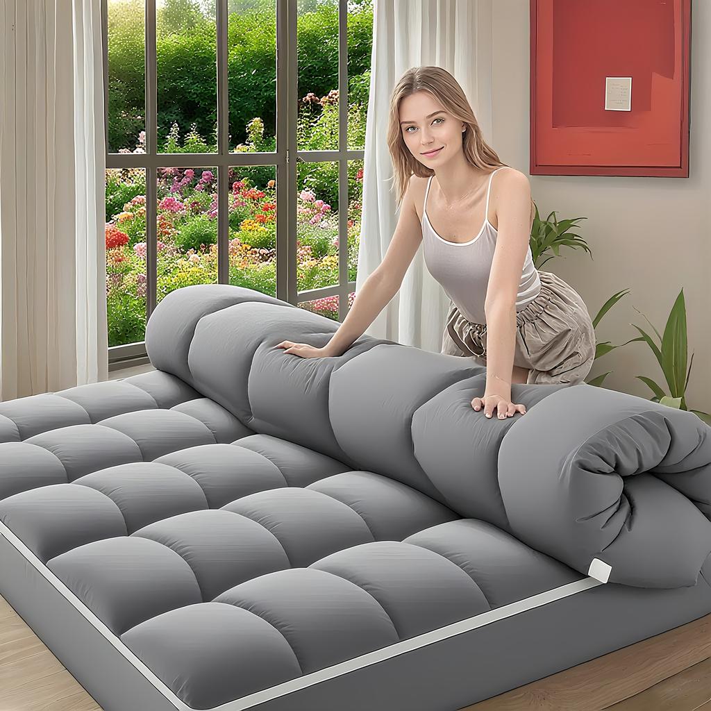 Mattress Topper, Extra Thick Mattress Pad Pillow Top Mattress Cover Quilted Fitted Mattress Protector