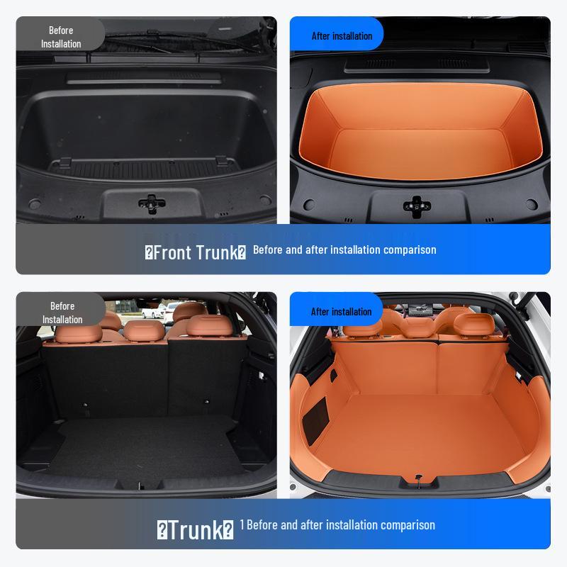 Deep Blue S05 Trunk Mat & Storage Box for Car Interior Modification