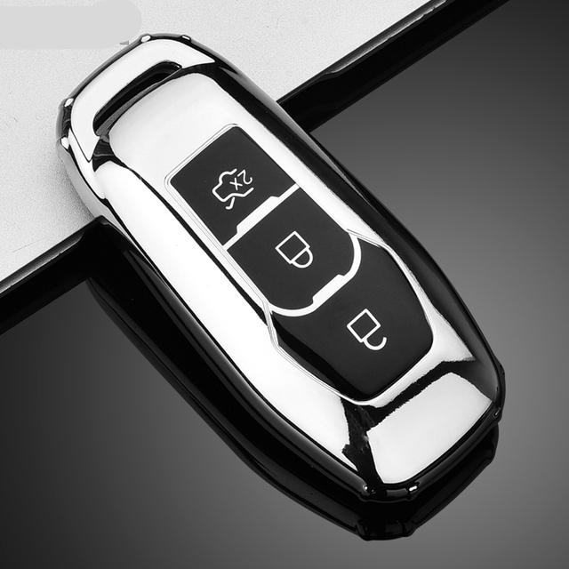 Мягкий чехол для дистанционного ключа из ТПУ для Ford Focus 3 4 ST Mondeo 5 MK5 Mustang F-150 Explorer Edge Fiesta Kuga MK3 4