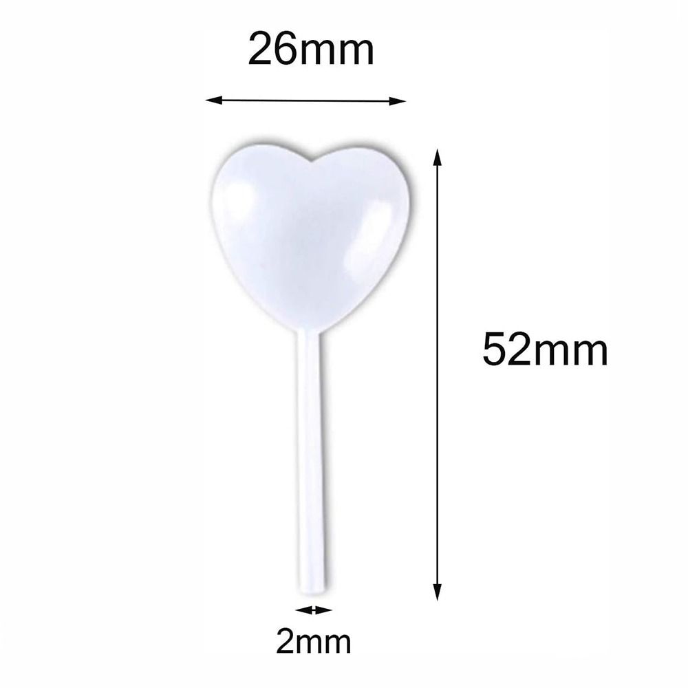 50pcs 4ml Transparent Liquid Dropper Heart Shape Liquid Transfer Pipettes Birthday Party