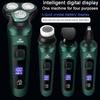 Men Electric Shaver LED Display 3 Heads USB Rechargeable Travel Rotary Razor Cordless Hair Beard Trimmer Remover Tool Father Boyfriend Gift